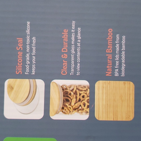 2 pk glass storage ghost and pumpkins fall containers NIB - Picture 6 of 6